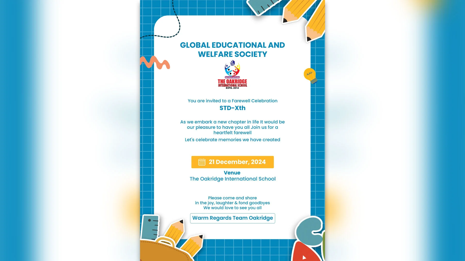 Farewell For 10th Grade – 21 Dec