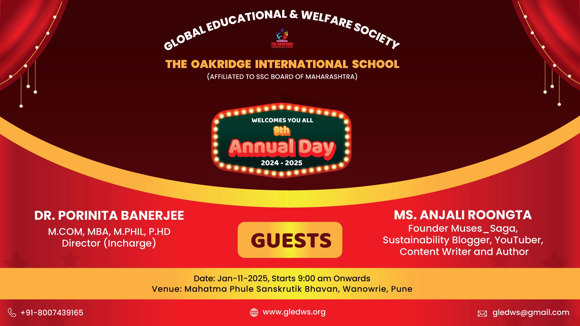GLOBAL EDUCATIONAL & WELFARE SOCIETY